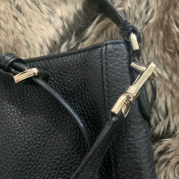 Kate Spade Black Pebbled Leather Shoulder/Crossbody Bag - Picture 15 of 15